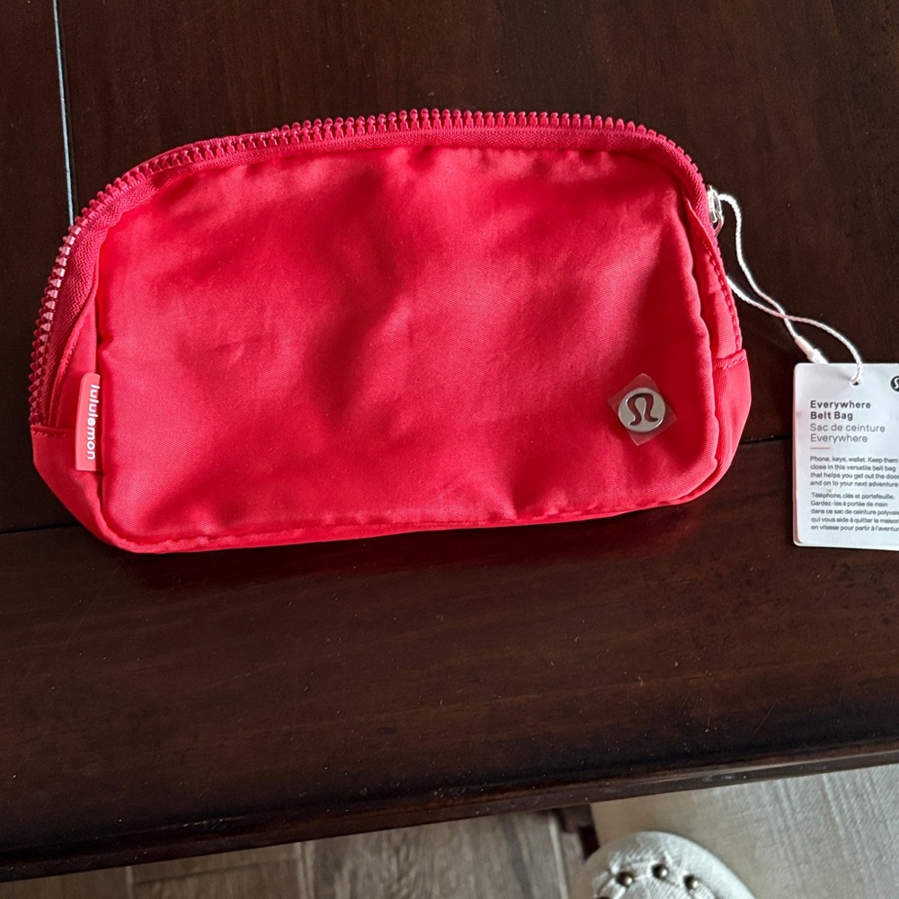 NWT. Lululemon Red Belt Bag